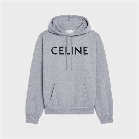 gray celine hoodie